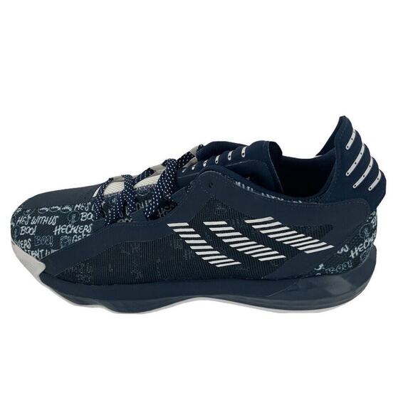 Adidas Damian Lillard Dame 6 SM Team Mens Navy Blue Athletic Shoes Size 13.5 New